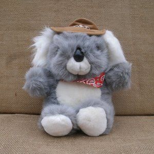 Plush Koala Wearing Aussie Hat & Bandanna Limited Edition